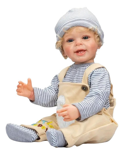 Bebé Reborn Original Vinilo Cuerpo Completo Boy Harry Doll