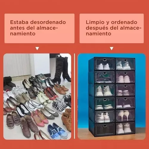 14 Piezas Cajas Organizadoras Apilables Para Zapatos AVEDISTANTE BT3-0415