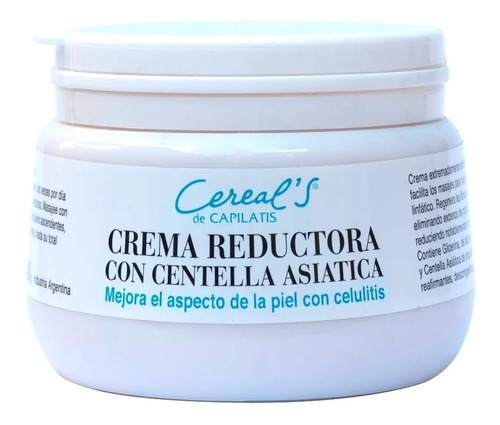 Cereal's Crema Reductora C/ Centella Asiática - Capilatis