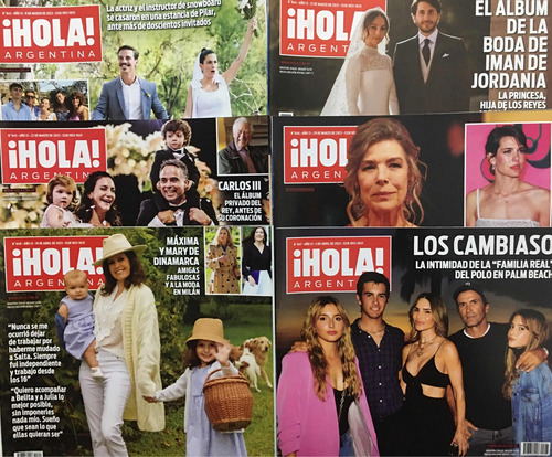 Pack 25 Revistas Hola Argentina Usadas Sin Crucigrama (Usado)