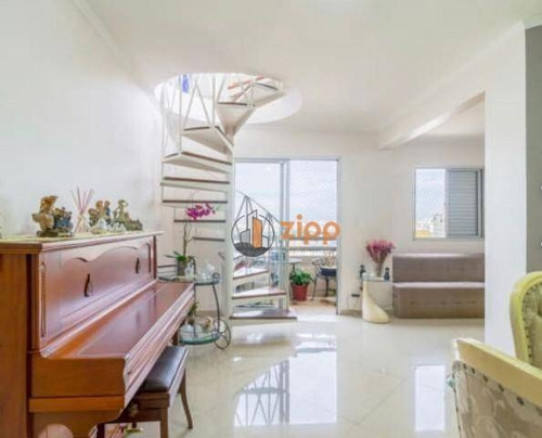 Imagem 20 de 22 de Cobertura Com 3 Dormitórios E 3 Banheiros À Venda, 148 M² Por R$ 1.170.000 - Santa Terezinha - São Paulo/sp - Co0006