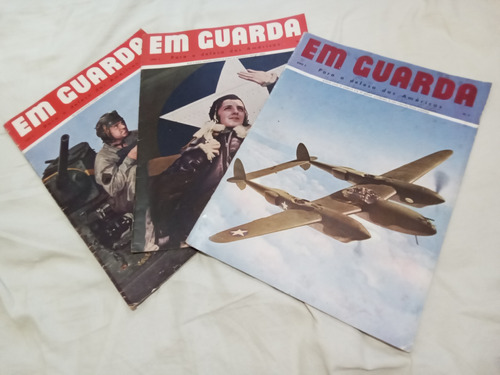 Em Guarda - Revista 2a Guerra Mundial - 3 Volumes