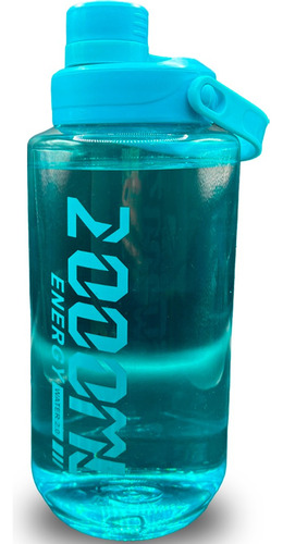 Botella De Agua Deportiva 2 Lts De Gran Capacidad Gym Color Azul claro