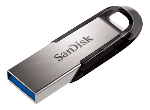 Pendrive SanDisk Ultra Flair 16GB prateado/preto
