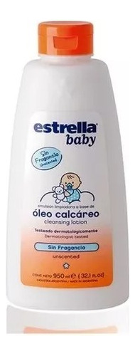 Estrella Baby Oleo Calcáreo Sin Fragancia X 500ml