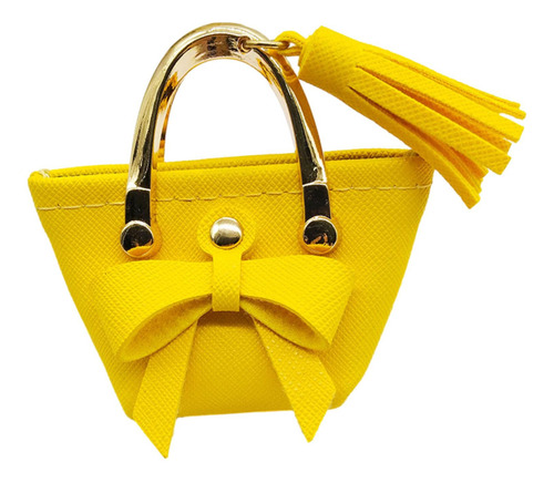 Mini Bolso Hecho A Mano, Accesorios De Muñeca Bjd Amarillo