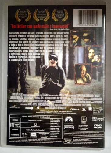 Dvd Intacto - Leonardo Sbaraglia * Original (Usado)