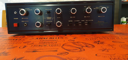 Amplificador Sansui Au-555 Chiquibun Audio Vintage... Negro 35 W (Usado)