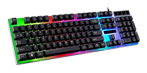 Teclado Con Luces Teclado Gaming Teclado Gamer Mecanico Rgb