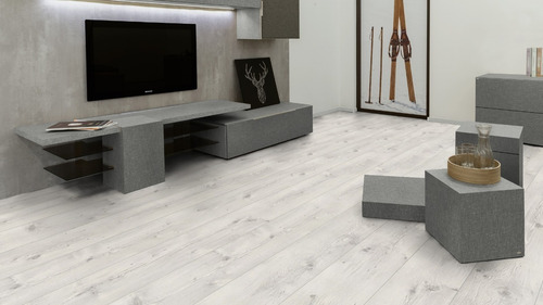 Imagen 4 de 6 de Caja Piso Laminado Evoke Teknostep Oak Signa 8 Mm
