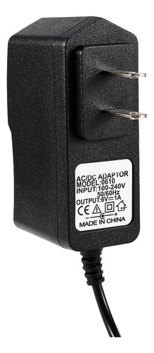 Adaptador Convertidor De Cargador Ac 100v-240v Us Plug Dc 6v