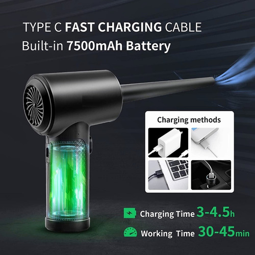 Soplador De Aire Comprimido Eléctrico De 51000rpm
