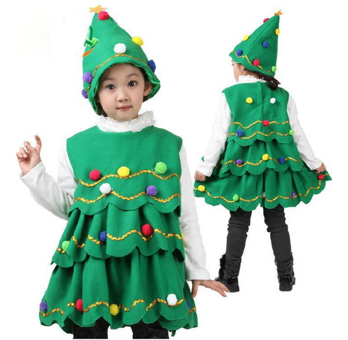 Halloween Adulto Padre-hijo Disfraz De Árbol De Navidad