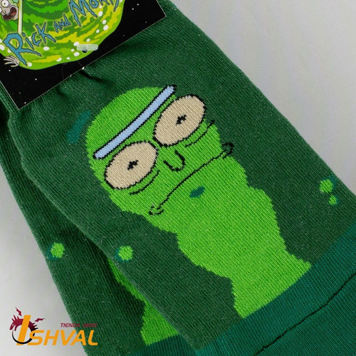 Imagen 3 de 3 de Medias Soquete - Rick And Morty - Pickle Rick