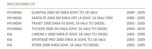 Turbo Para Hyundai Tucson Jm 2.0 D4ea Diesel 2009