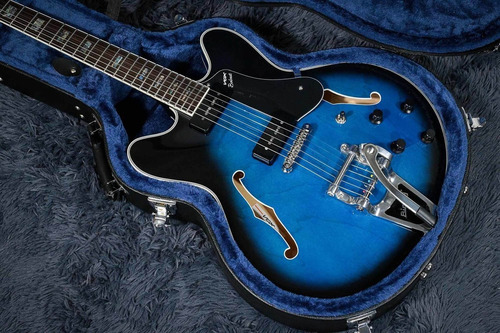 Guitarra Vox Bobcat Bigsby - Bc-v90b-bl - Saphire Blue