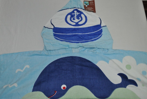 Toalla Con Capucha Para Niño Americano 80cm X 140cm