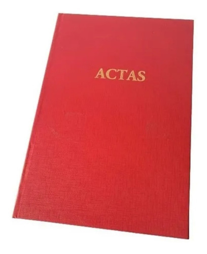 Pack X 5 Libros De Actas T/d Vulcano 2 Manos 9302