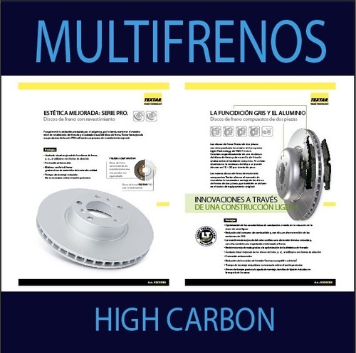 Pack 2 Discos De Freno Del. Ssang Yong Rexton Gtx Hc D328