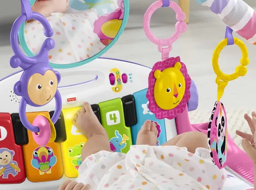 Juguete Para Beb Fisher price Gimnasio Piano Pataditas Rosa