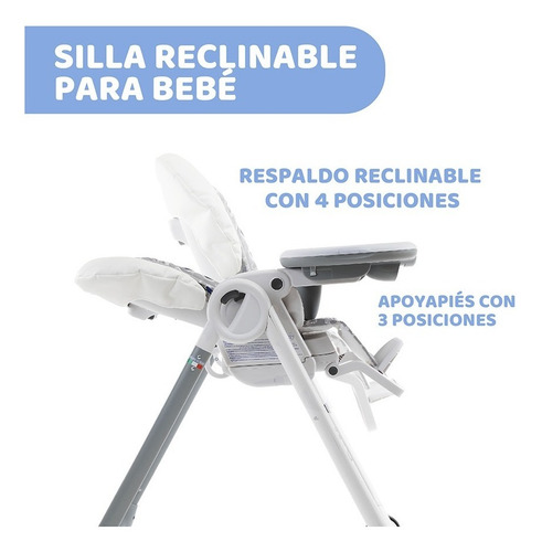 Imagen 4 de 9 de Silla De Comer Bebe Chicco Polly Progres5