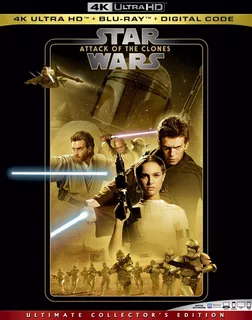 Star Wars Episodio 2 Attack Of The Clones 4k Uhd + Blu-ray