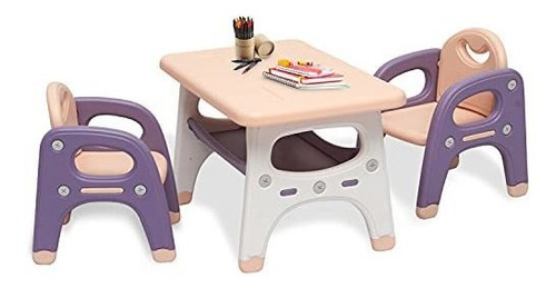 Kinsuite Juego De Mesa Y Silla Multiusos Para Niños, 1 Mesa 