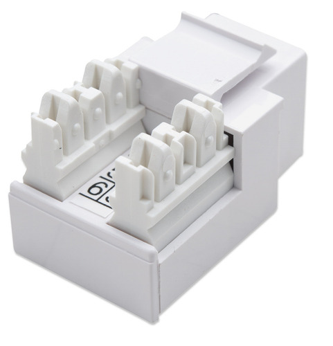 Jack Keystone Rj11/12 Intellinet 210843 Blanco, De Impacto Color Blanco