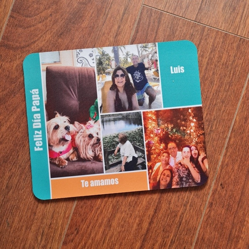 Imagen 5 de 7 de Mousepad Personalizado Para Dia Del Padre Con Fotos