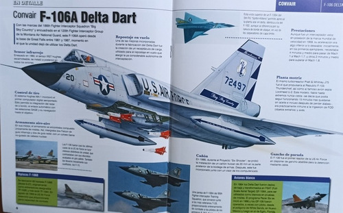 Imagen 5 de 5 de Aviones De Combate Salvat No 24 F-106 Delta Dart