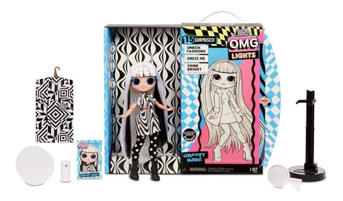 Imagen 2 de 6 de Muñeca Lol Omg Surprise 15 Sorpresas Lights Groovy Original