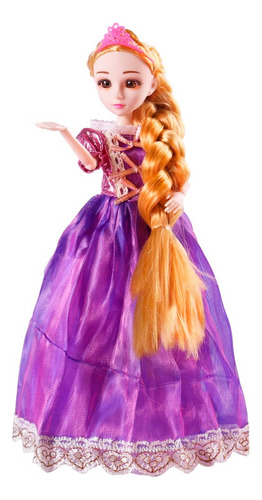 Muecas De Princesa De Moda Rapunzel Con Pelo Rubio De 11.5 P