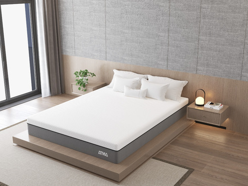 Colchon De Espuma Atma Smooth Top 2 Plazas 140x190