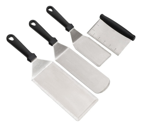 Qe1 Juego Accesorios De Raspador De Plancha De Espátula