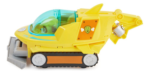 Figura de acción Paw Patrol Aqua Pups Rubble con cabeza de martillo Sh