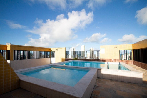 Imagem 30 de 30 de Flat Com 1 Quarto Para Alugar, 38 M² Por R$ 2.100/mês Com Taxas- Boa Viagem - Recife/pe - Fl0029