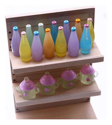 Mini Estante De Exhibición Para Casa De Muñecas 1:12,