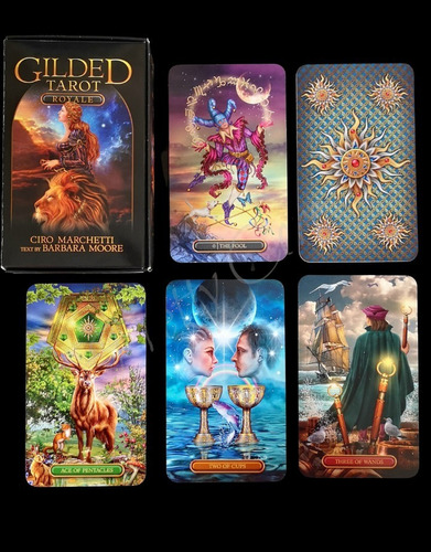 Imagen 2 de 5 de Tarot Gilded (con Manua En Pdf)