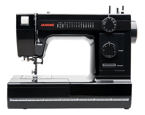 Imagen 1 de 5 de Máquina de coser recta Janome Black Edition HD-1000 portable negra 110V - 120V