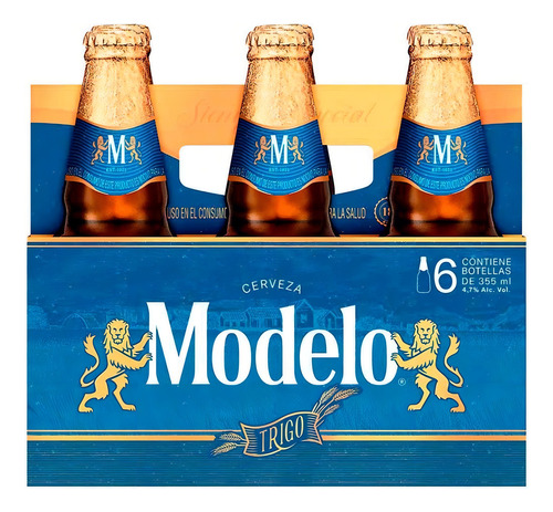 Cerveza Modelo Trigo 6 Pack Botella de 355ml