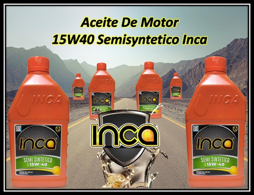 Aceite De Motor  15w40 Semisyntetico Inca