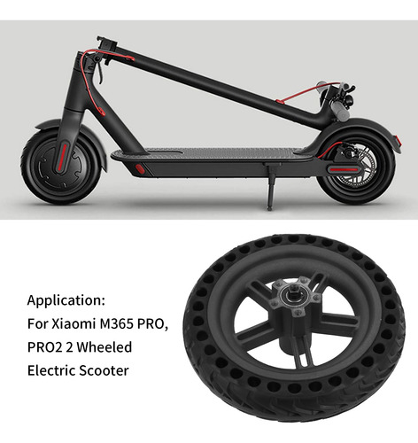 Neumáticos Sólidos Para Patinete Eléctrico, Rueda Trasera, N