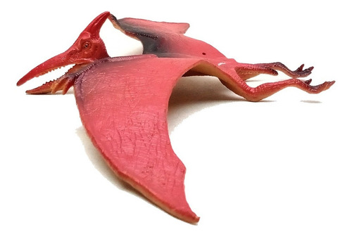 Muñeco Dinosaurio Terodáctilo Rojo Chico.
