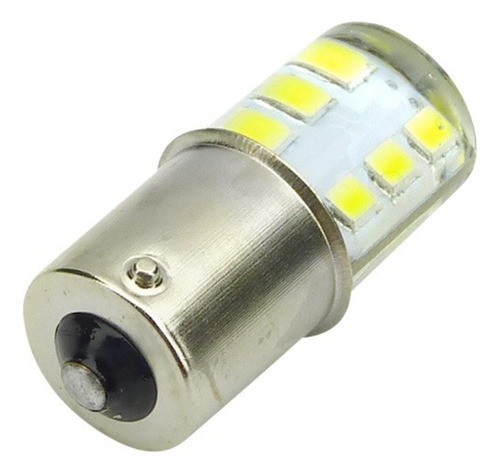 Ampolletas De 12 Led Y 1 Contacto, 24volt Luz Blanca Fija