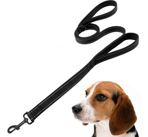 Correas Perros De Nylon C Doble Agarradera P/ Entrenamiento