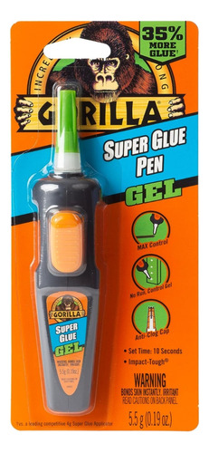 Pegamento Adhesivo Gorilla Bolígrafo Gel Super Glue 0.19oz