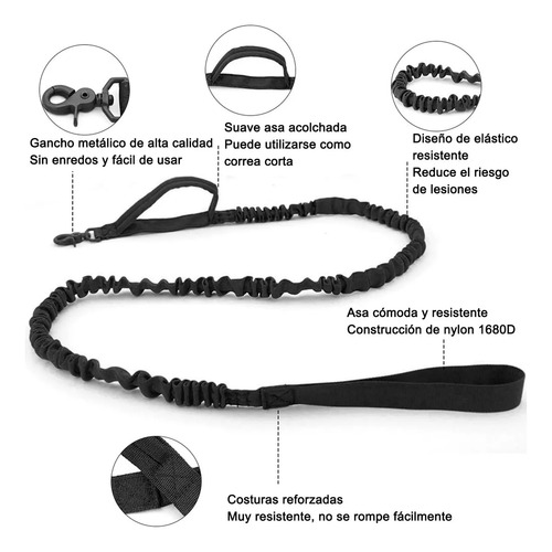 Set Táctico De Collar Y Correas Para Perros