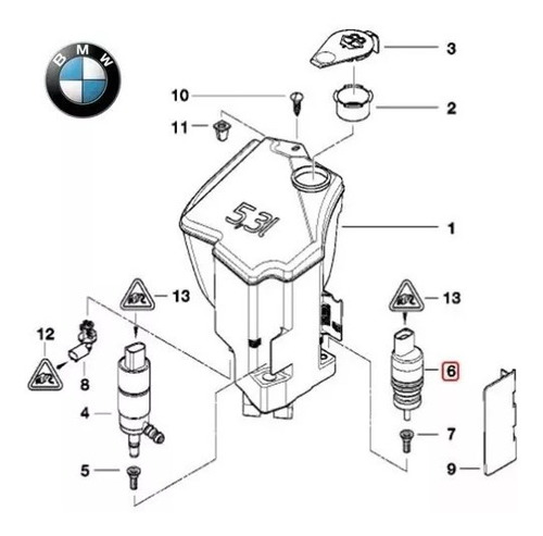 Motor Limpiabrisas Para Bmw E36 323ti Repuesto