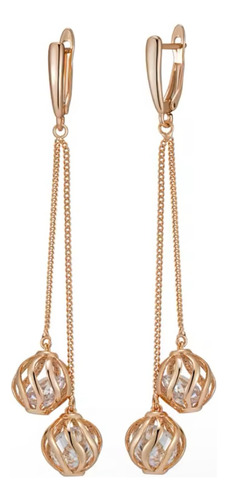 Aretes Largos Para Mujer Hermoso Diseño Casual