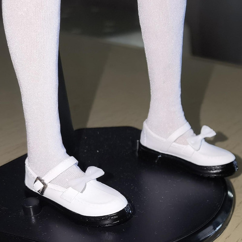 Zapatos De 4cm De Largo Con Lazo Para Muñeca Femenina De